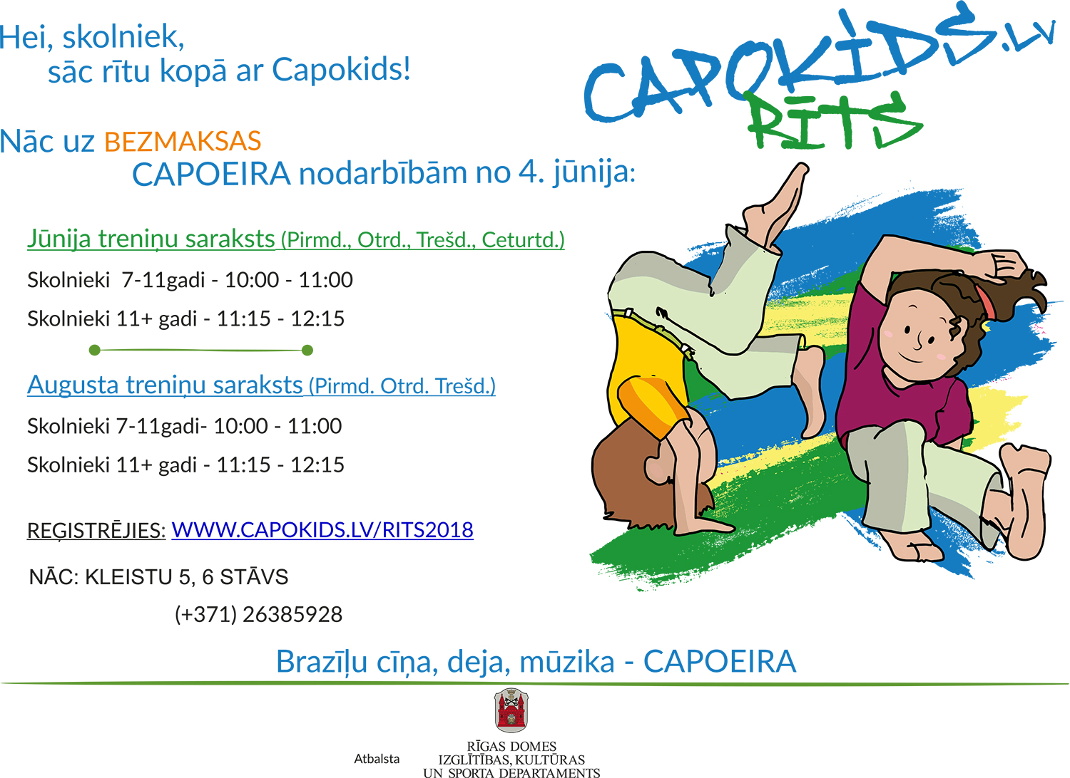 Capokids Rīts!